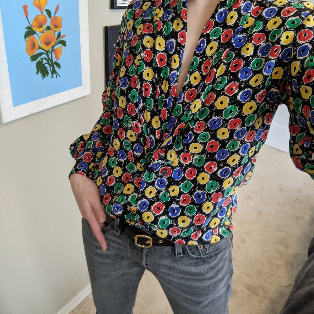 Vintage Saks Fifth Avenue Silk Blouse
